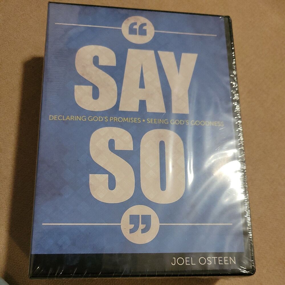"Say‎ So" Joel Osteen - 31 Day Audio Series Declaring God's Promises CD Set NEW
